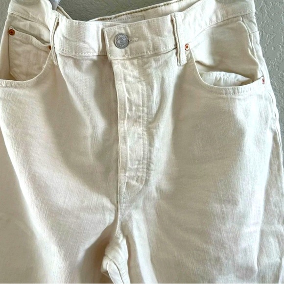 MOTHER EUC size 29 High Waisted Spinner Skimp in “Cream Puffs” - Picture 2 of 6